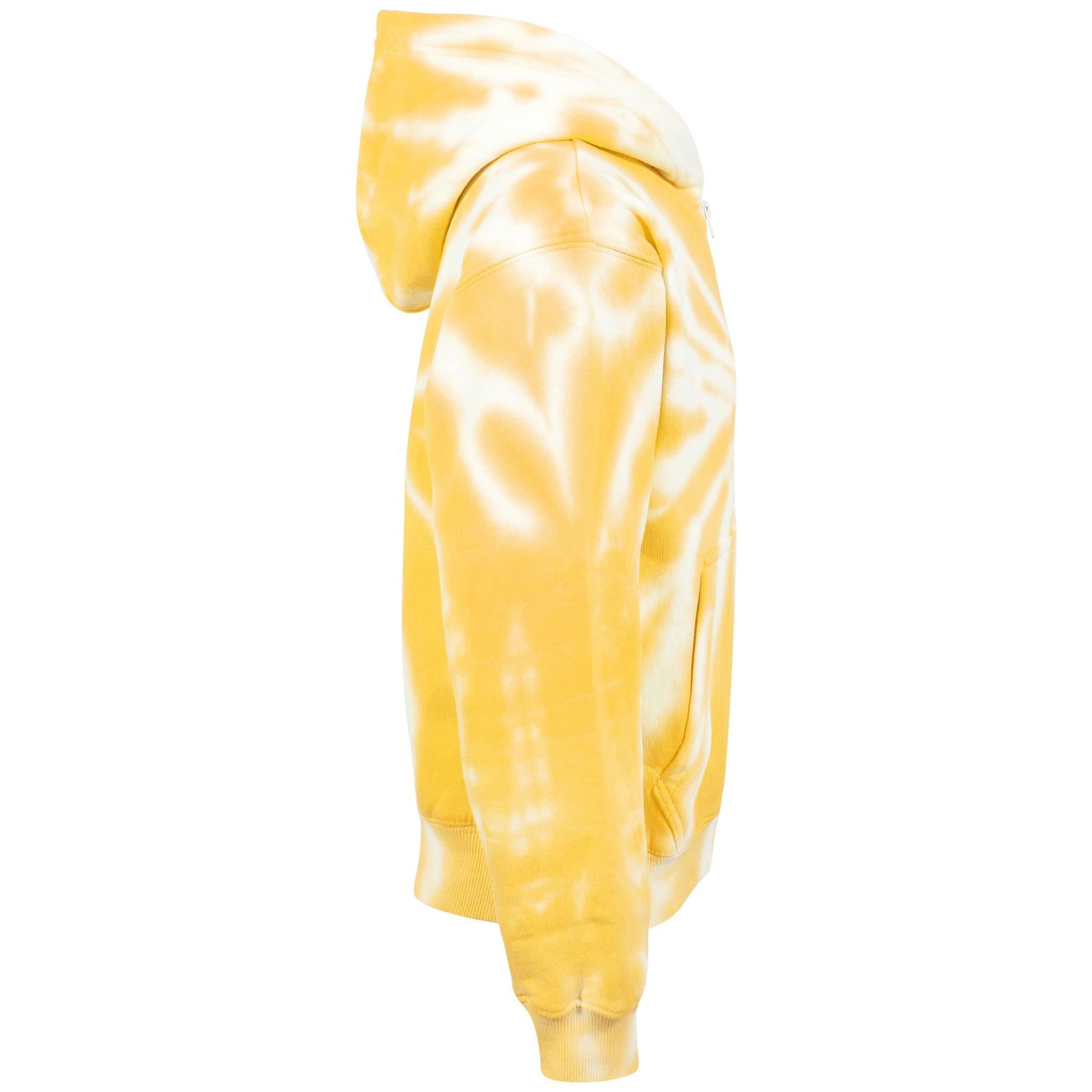 Kids Classic Plain & Tie Dye Print Full Zip-Up Soft Hooded Zipper Jacket 2-13Yrs - Picture 113 of 128