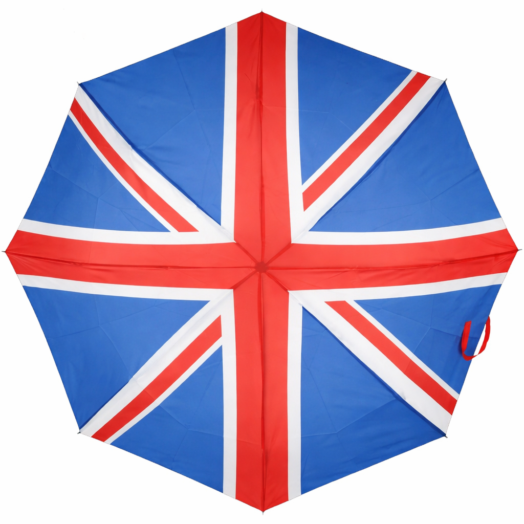 A2Z Union Jack Supermini Umbrella Weather Resist Compact UK Flag Folding Brolly