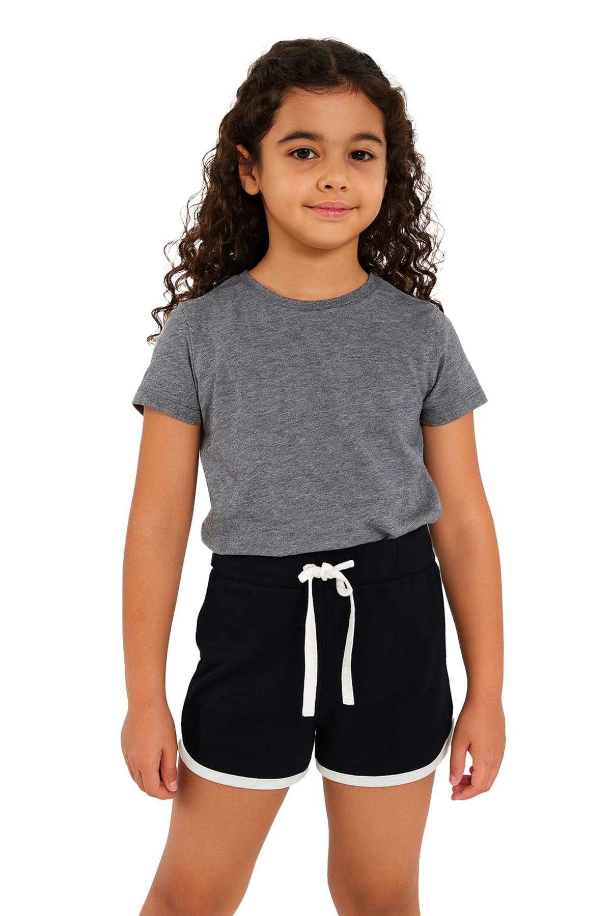 Girls Shorts 100% Cotton Dance Sports Summer Hot Short Lightweight Pants 2-13 - Picture 9 of 138