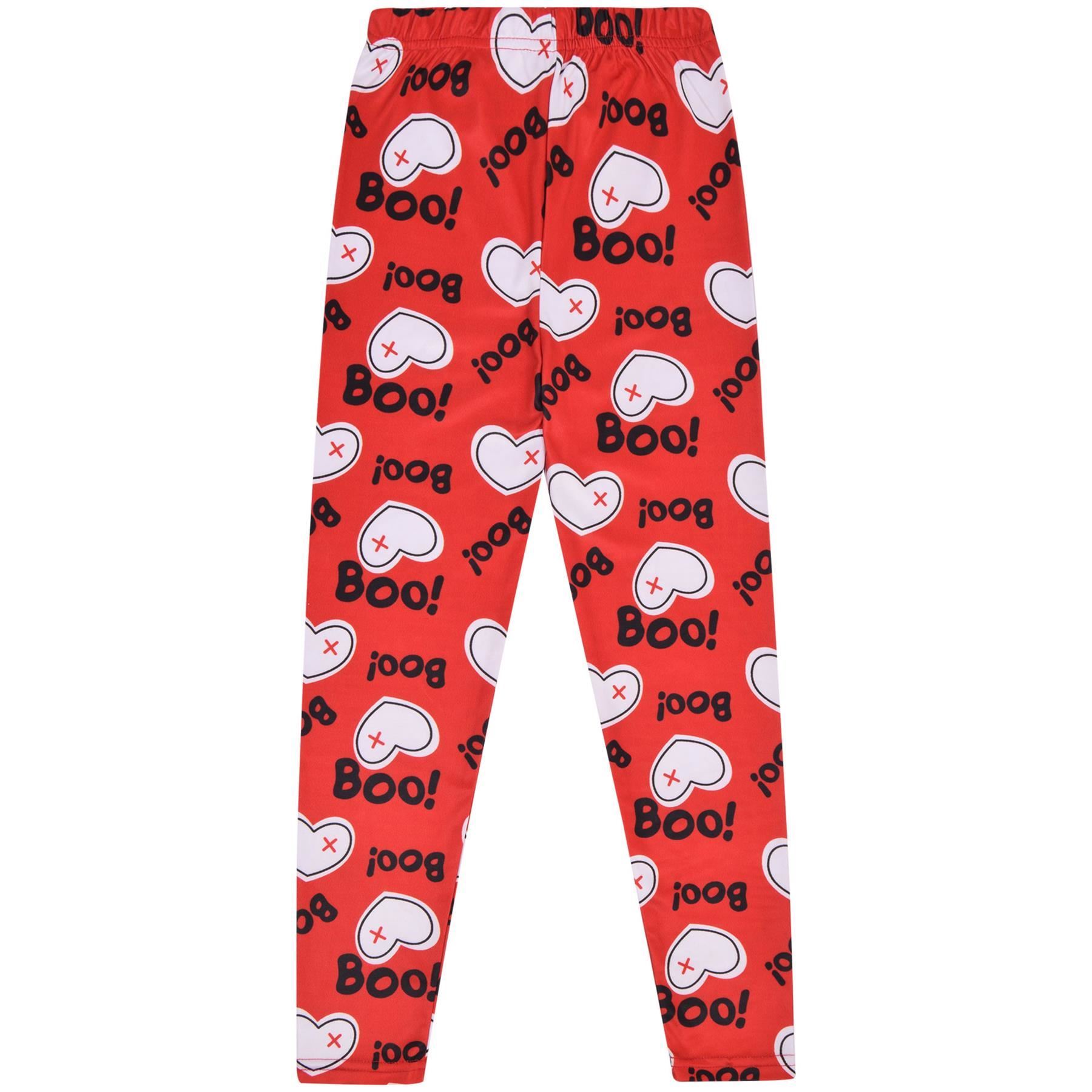 Niñas Halloween Leggings Telaraña Estampado Calavera Leggings Disfraz Elegante 3-13 Años - Imagen 33 de 43