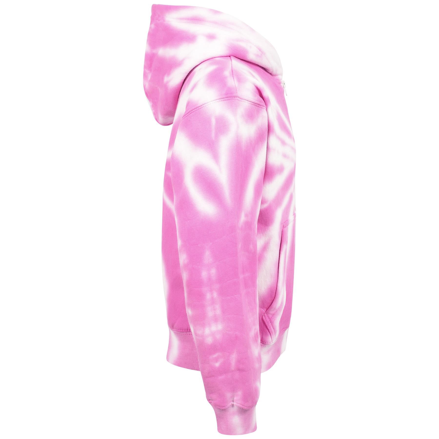 Kids Classic Plain & Tie Dye Print Full Zip-Up Soft Hooded Zipper Jacket 2-13Yrs - Picture 117 of 128