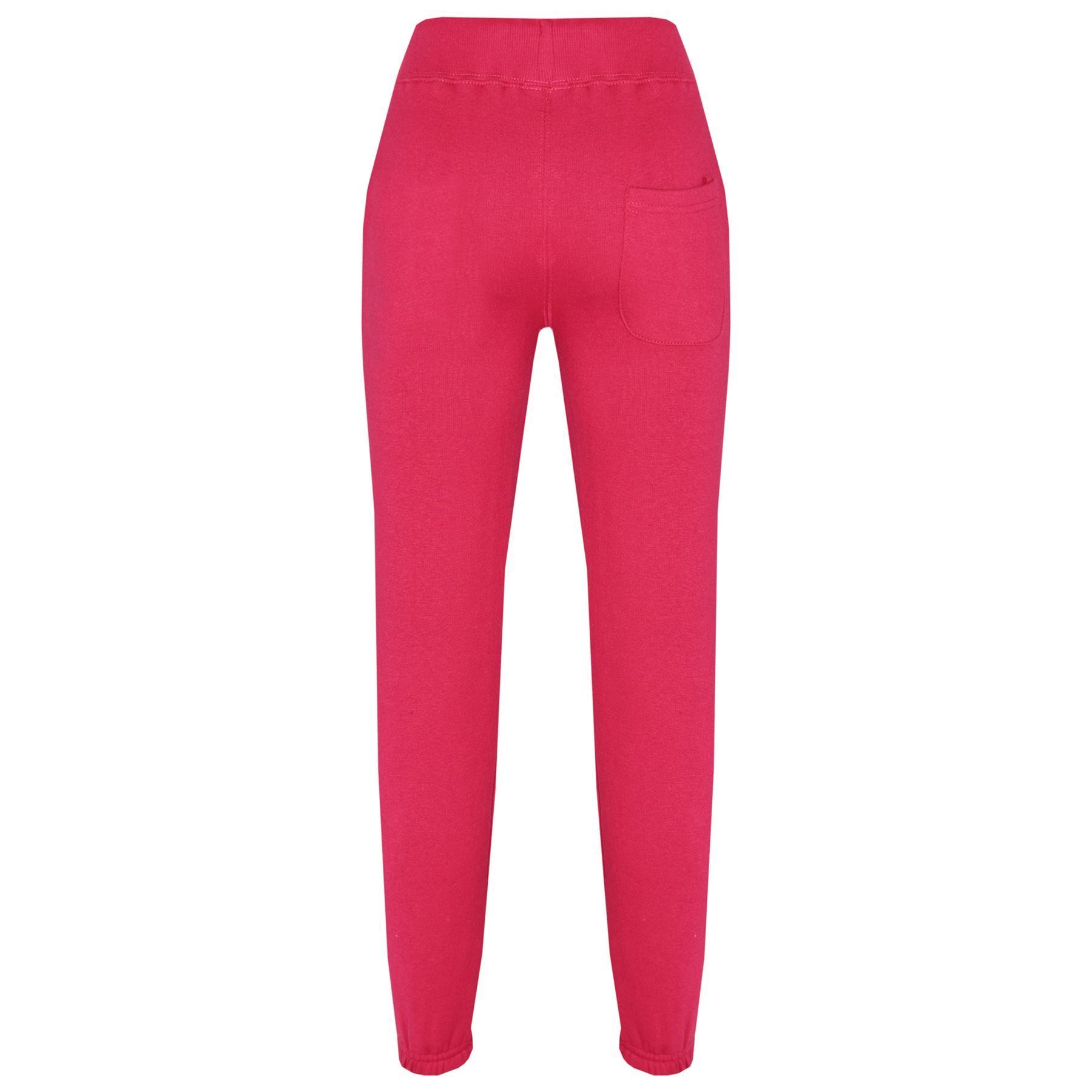 Kids Unisex Plain Tracksuit Contrast Hoodie with Joggers Sports Activewear Set - Picture 94 of 116