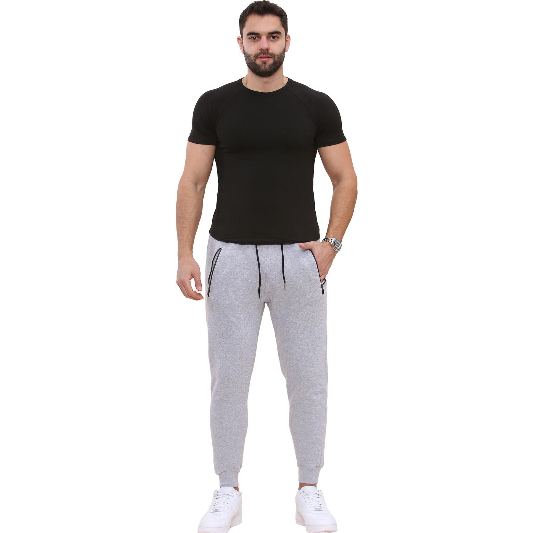 Mens Fleece Jogging Bottoms Joggers Exercise Sweatpants Gym Trousers - Picture 32 of 47