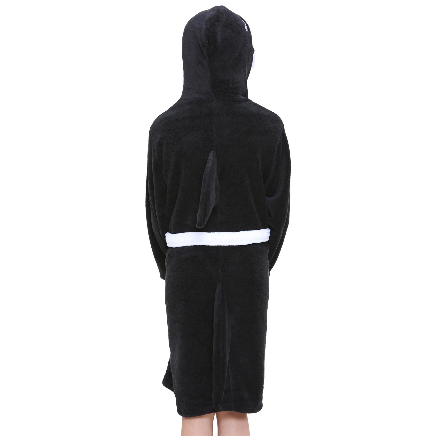 A2Z 4 Kids Super Soft 3D Animal Detail Dressing Gown Nightwear Hooded Robe 2-1 - Picture 124 of 154