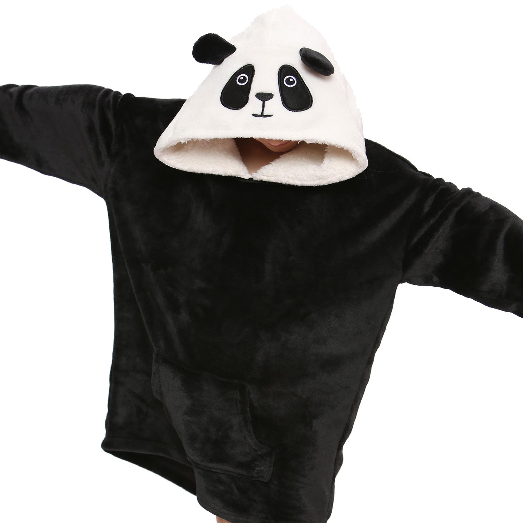 Unisex Hombres Damas Sudadera con Capucha de Gran Tamaño Animal Acurrucarse Manta Súper Suave Cálida Vellón - Imagen 68 de 104