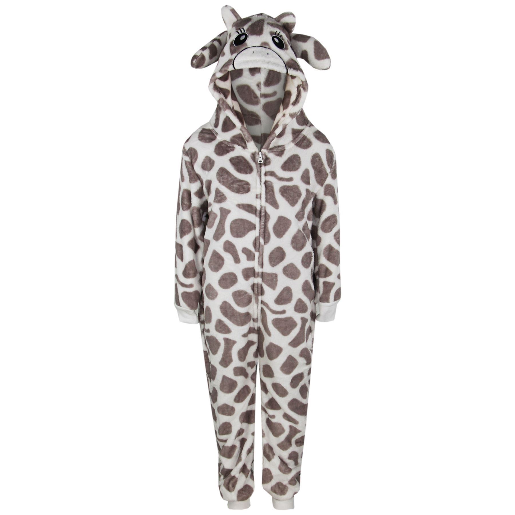 Kids Animal A2Z Onesie One Piece Pyjamas Sleepsuit Costume Gifts for Girls Boys - Picture 65 of 240