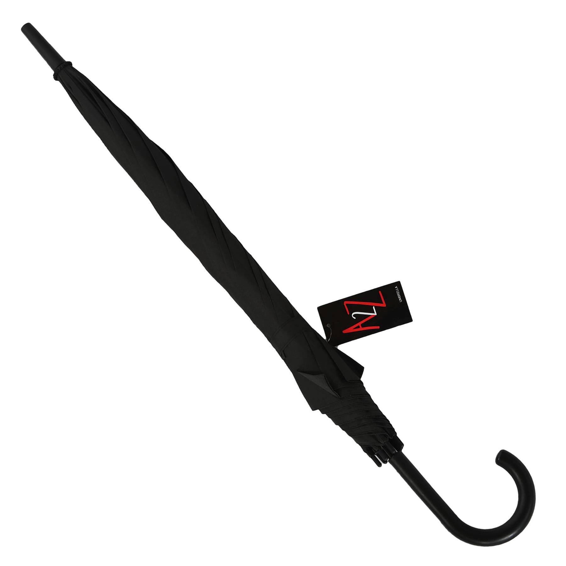 Kids Girls Boys Stick Umbrella Walking Umbrellas Easy Grip J-Stick Crook Handle - Picture 5 of 7