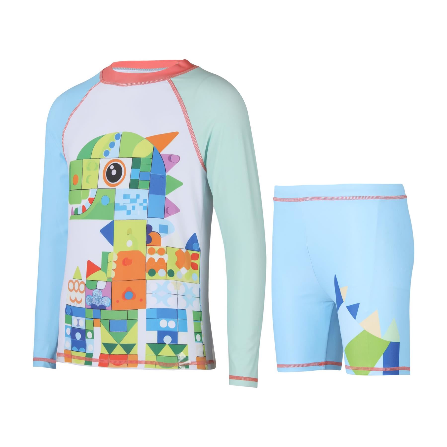 A2Z 4 Kids Boys Swimming Costume Kids Beach Bathing Swim Set Two Piece Swimsuit - Picture 75 of 79