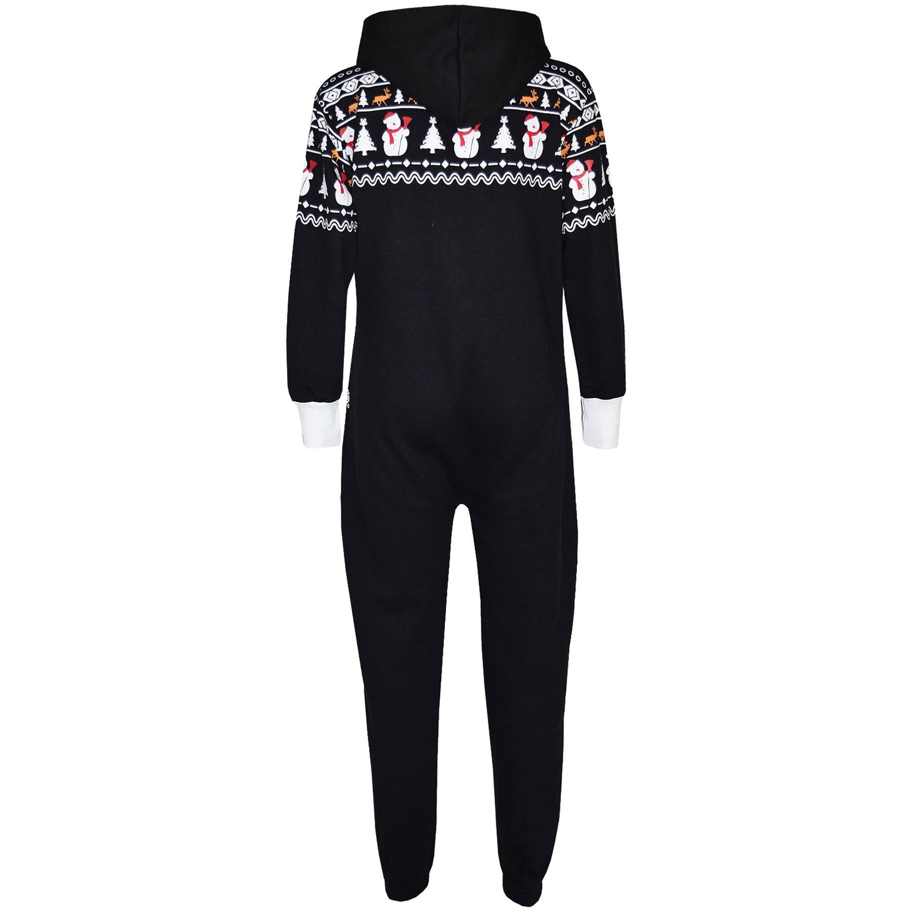 Kids Girls Boys Novelty Christmas Santa Reindeer A2Z Onesie One Piece Jumpsuit - Picture 22 of 58