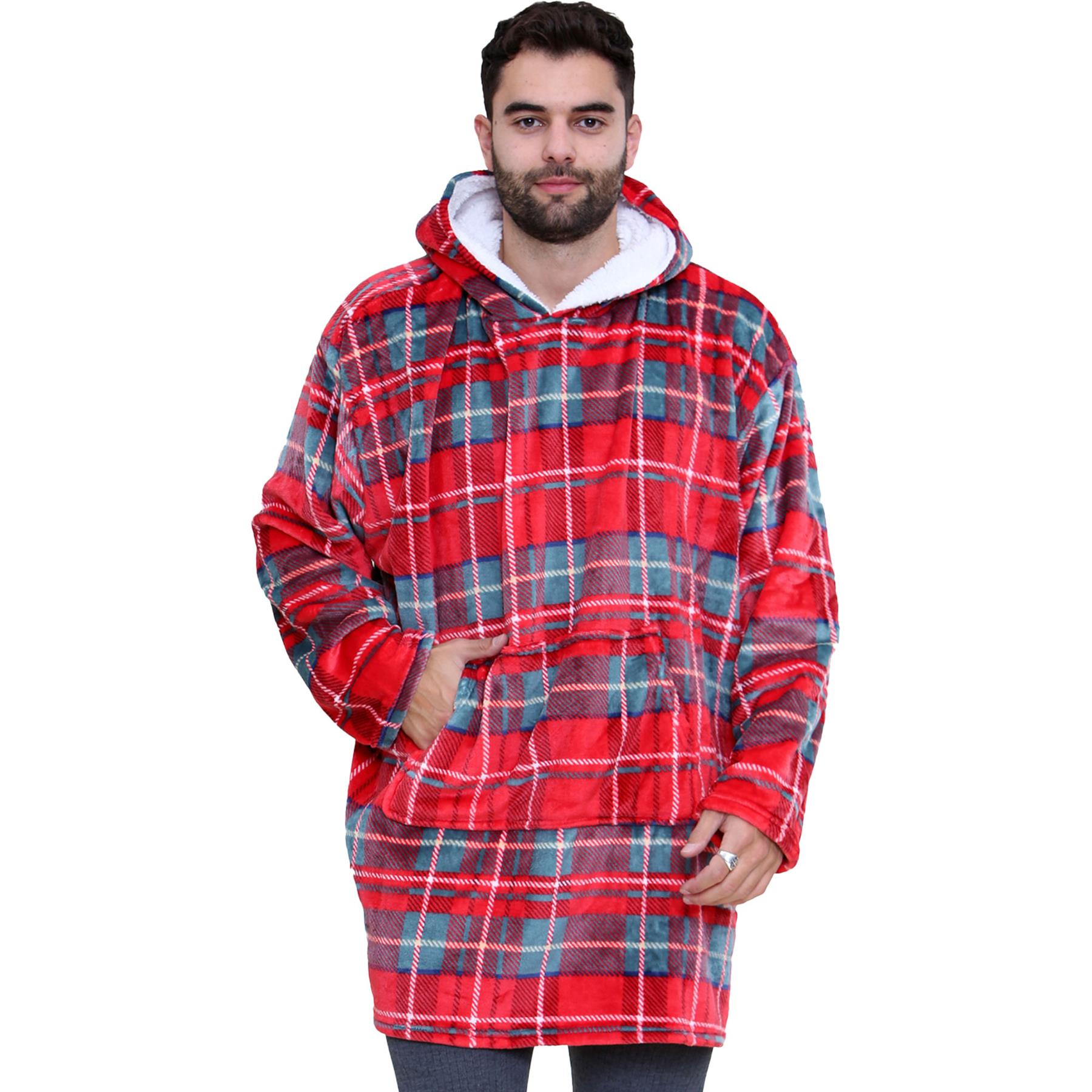 Unisex Hombres Damas Sudadera con Capucha de Gran Tamaño Animal Acurrucarse Manta Súper Suave Cálida Vellón - Imagen 73 de 104