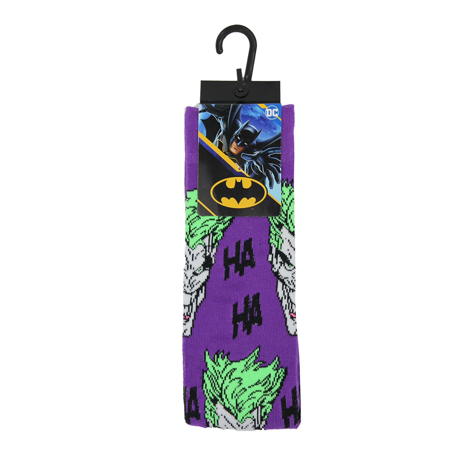 Paquete de 4 calcetines tobilleros Joker con licencia oficial calzado suave calcetín - Imagen 4 de 4