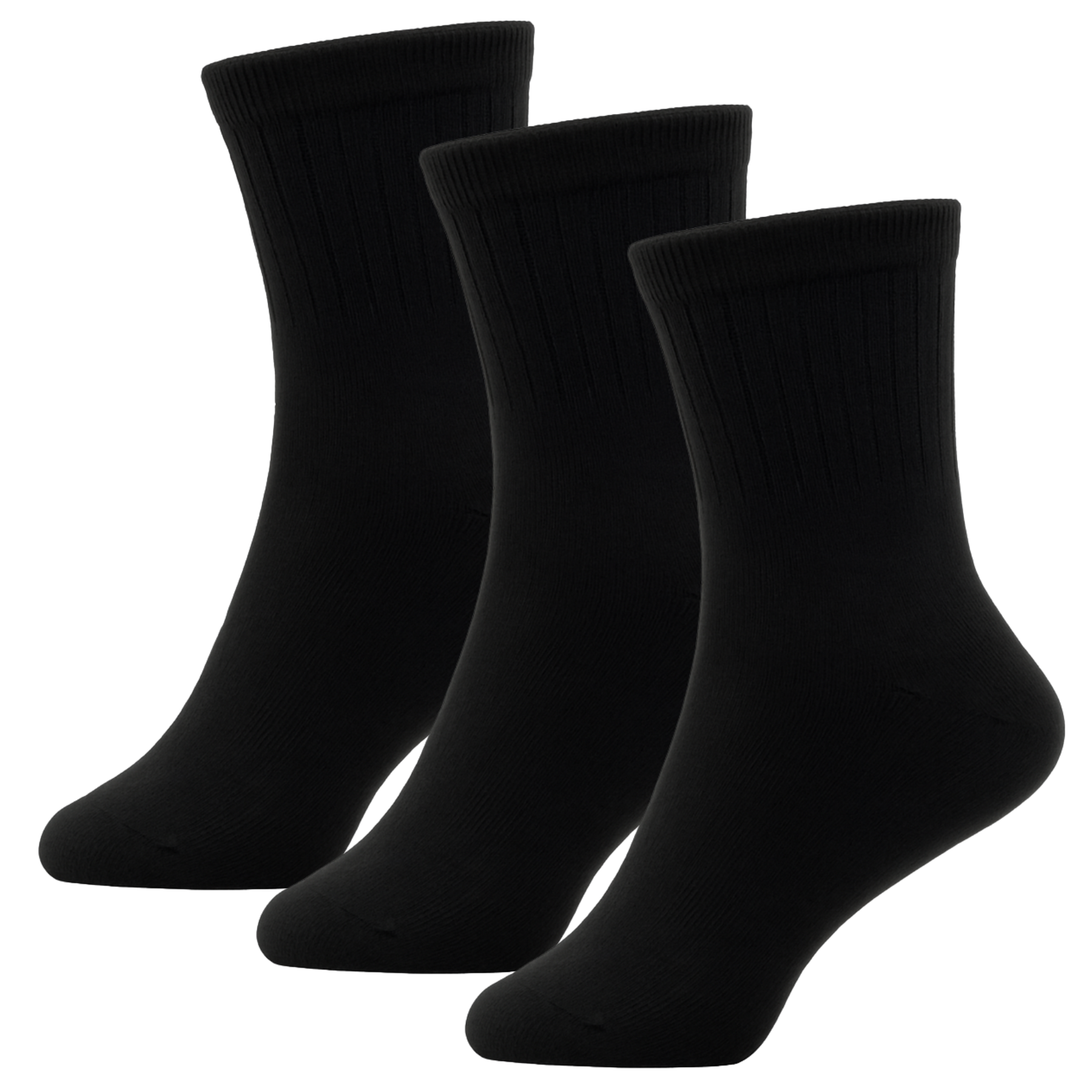 Kids Boys Sports Socks Durable Crew Athletic Soft Comfortable Pack Of 3 Socks - Picture 11 of 26