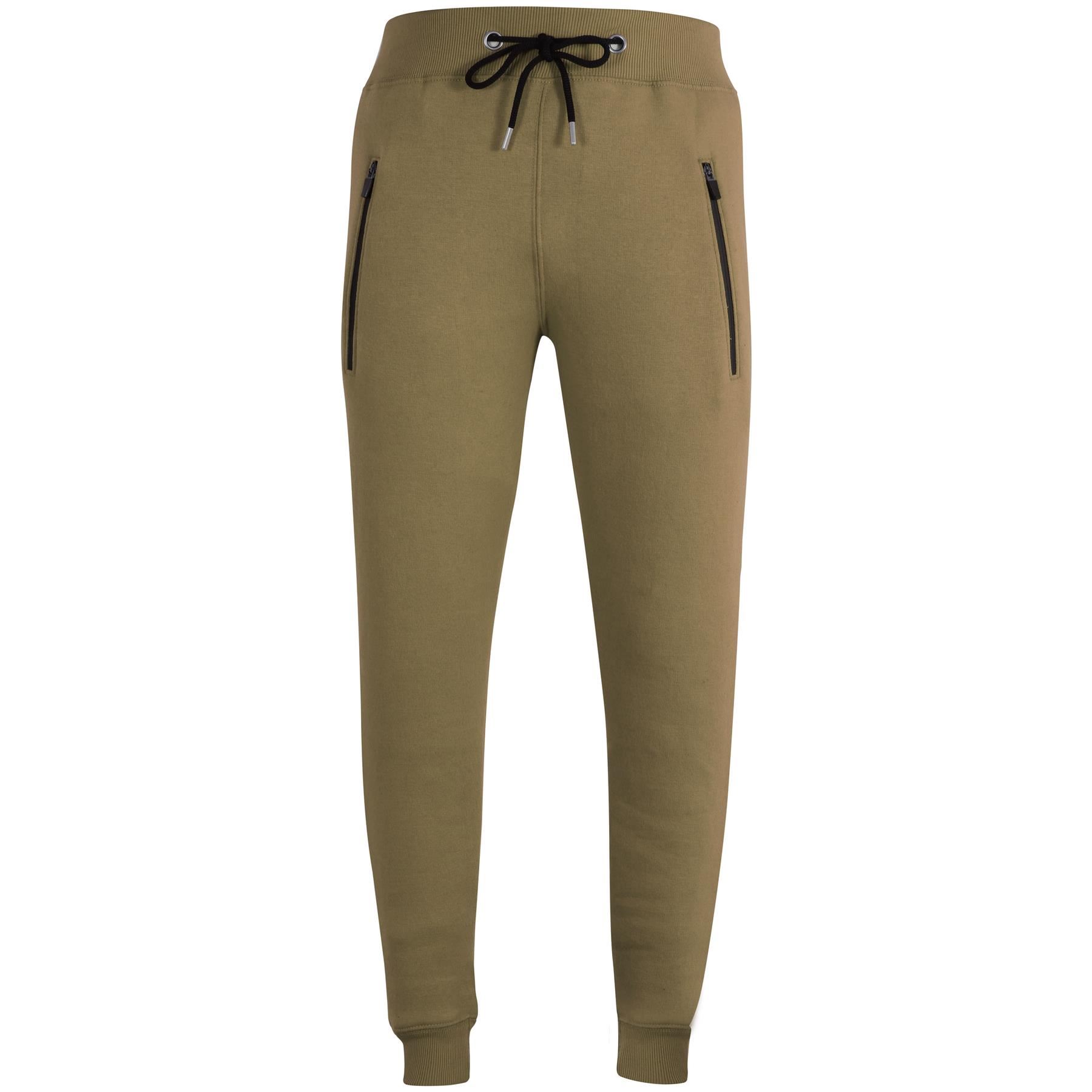 Mens Fleece Jogging Bottoms Joggers Exercise Sweatpants Gym Trousers - Picture 36 of 47