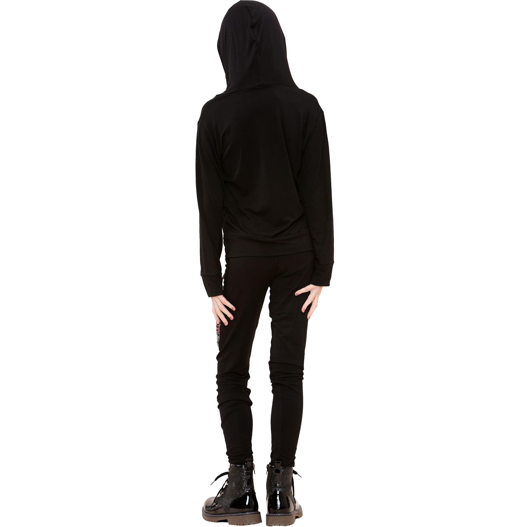 Girls Top Kids Made You Look Print Long Sleeves Hooded Top & Legging Set 5-13 Yr - Picture 11 of 21