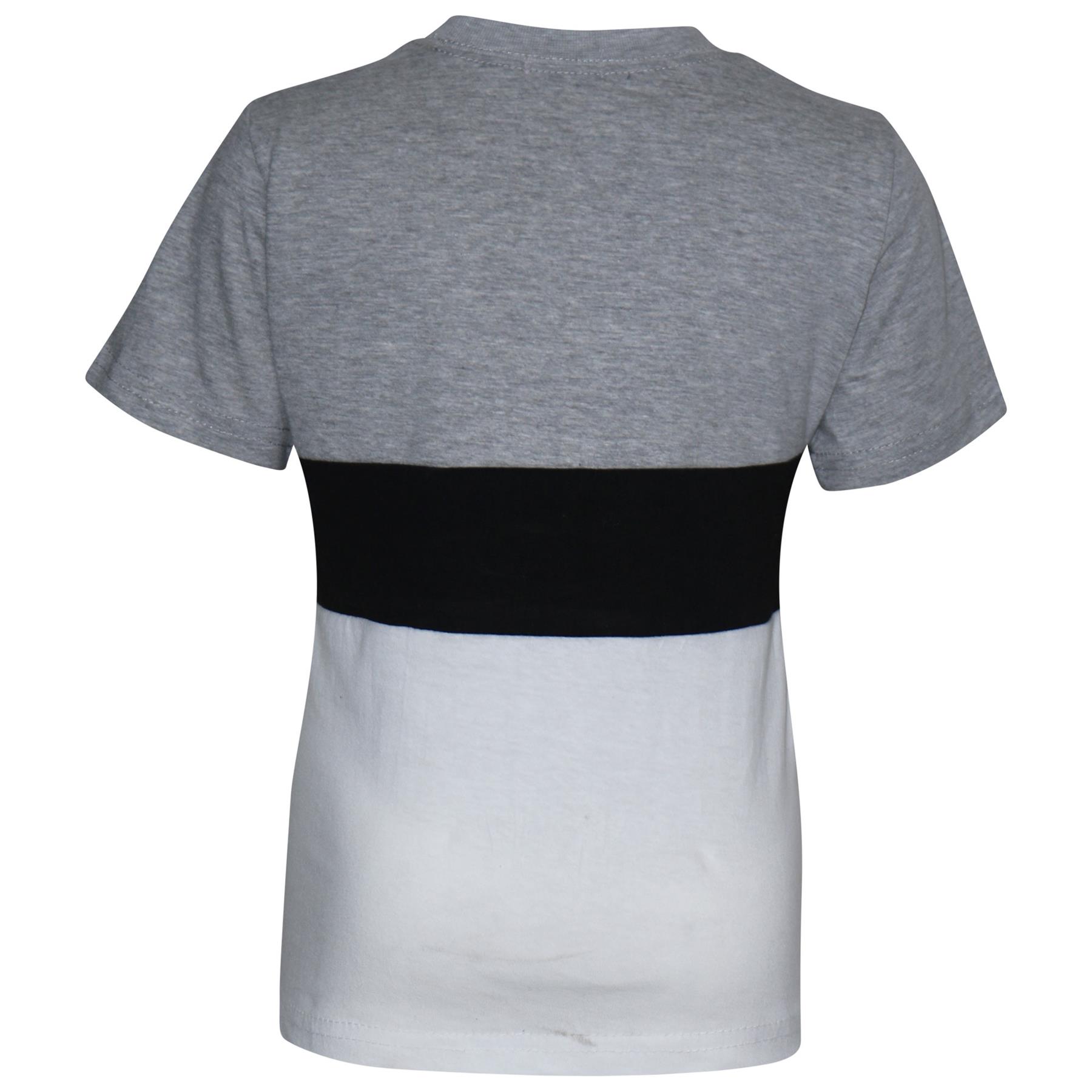 Juego de camisetas y pantalones cortos con panel de contraste de color para niños ropa de verano niñas niños de 5-13 años - Imagen 30 de 41