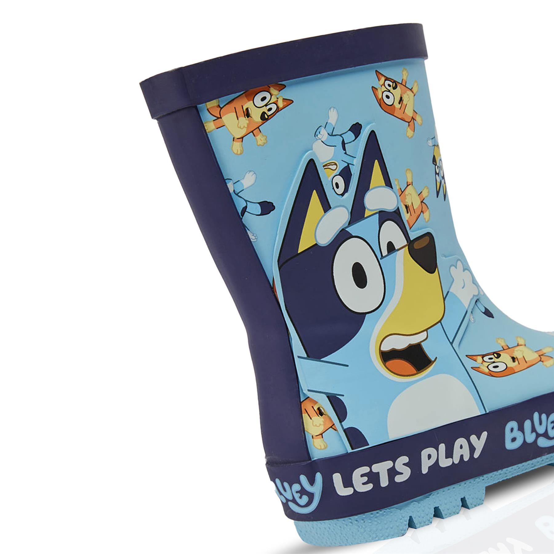 Kinder Mädchen Jungen Gummistiefel Bluey Rubber Welly Regenstiefel Anti-Rutsch Gummistiefel - Bild 7 von 8
