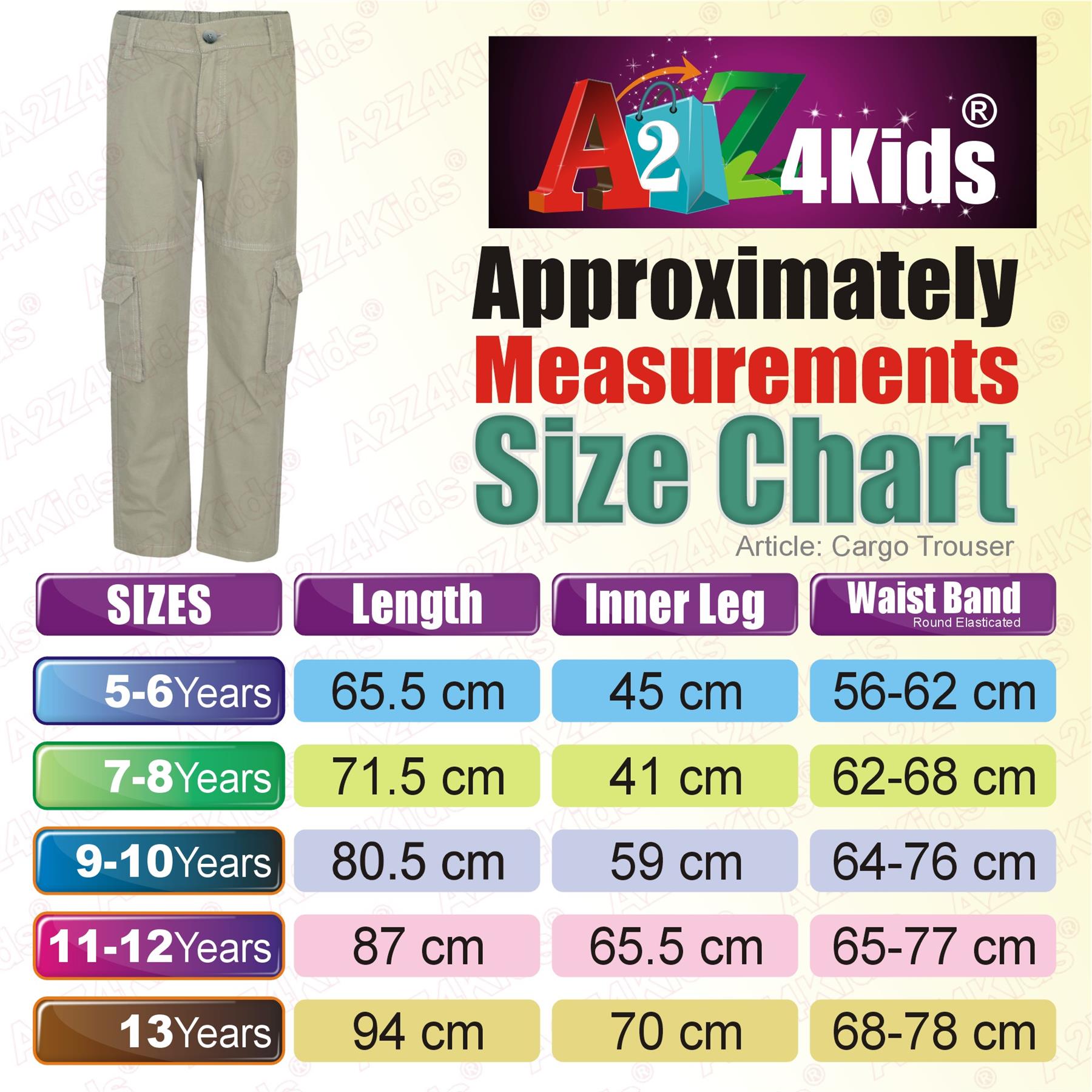 Kids Boys Cargo Trousers Silver Grey BDU Ranger's 6-Pockets Combat Fashion Pants