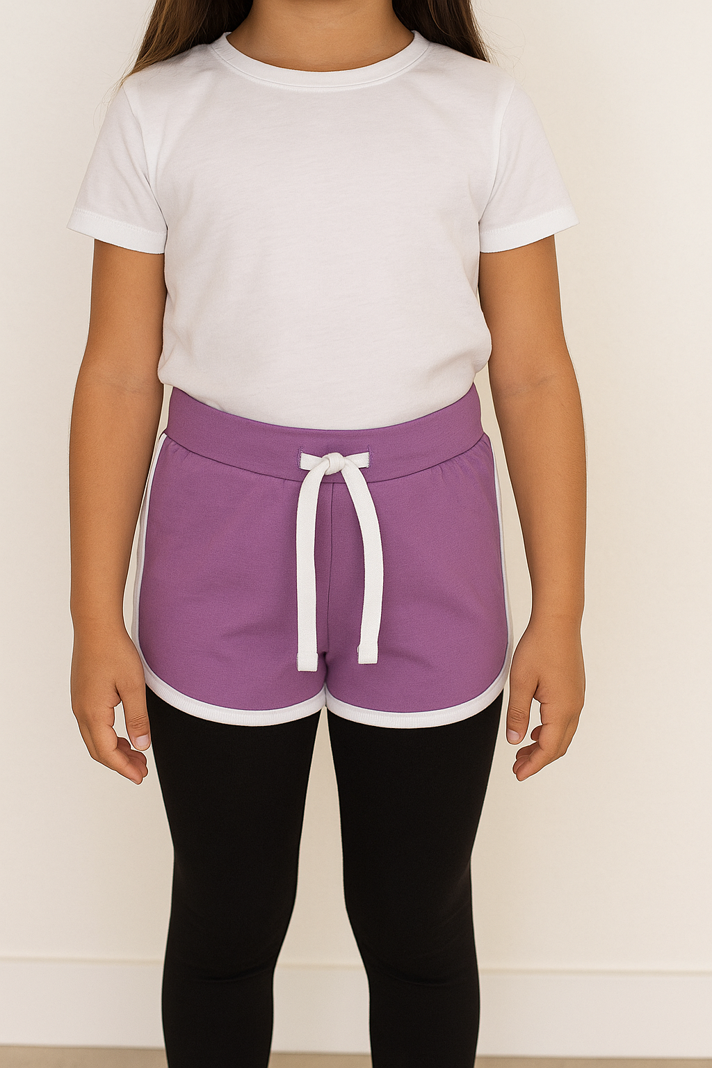 Girls Shorts 100% Cotton Dance Sports Summer Hot Short Lightweight Pants 2-13 - Picture 58 of 138