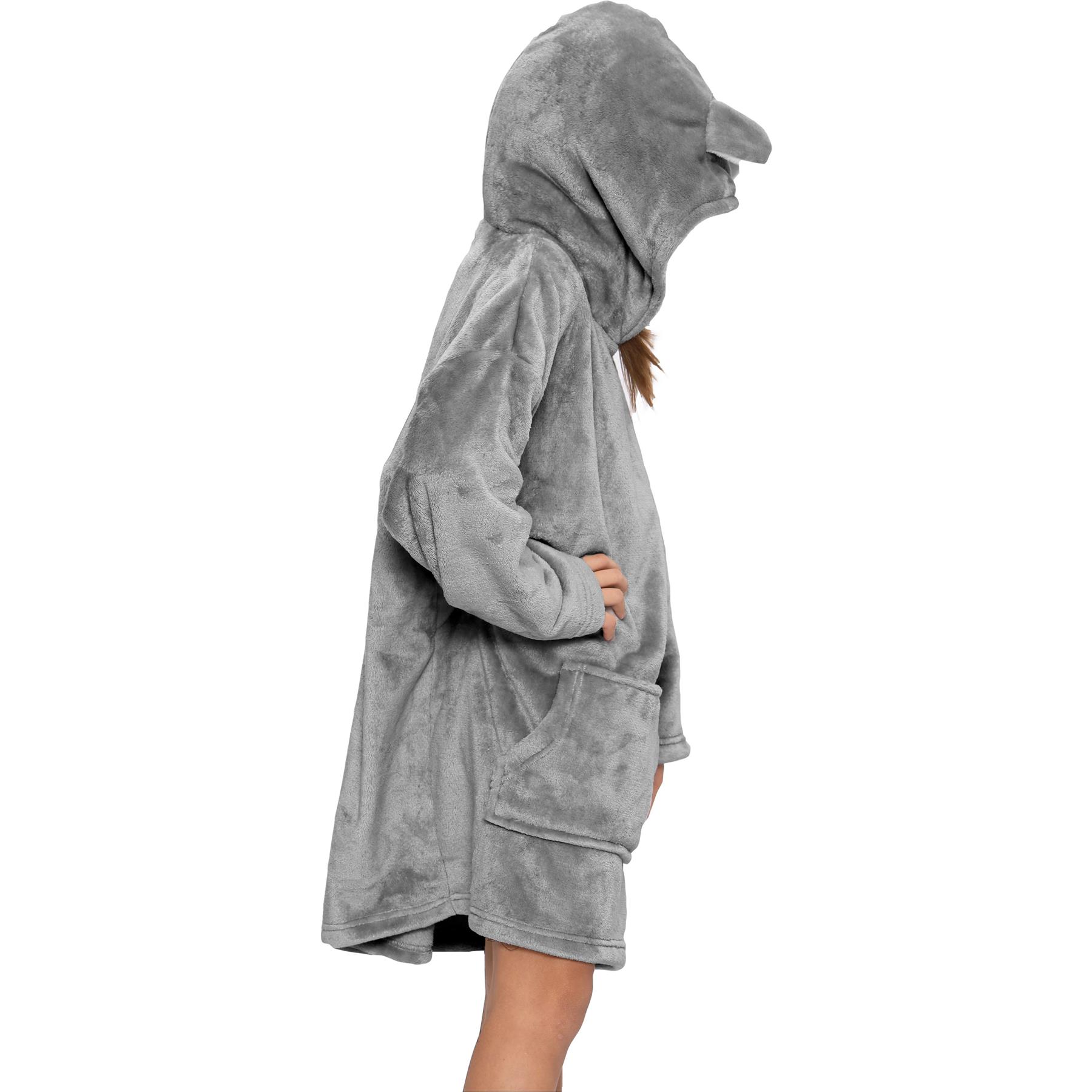 Unisex Hombres Damas Sudadera con Capucha de Gran Tamaño Animal Acurrucarse Manta Súper Suave Cálida Vellón - Imagen 82 de 104