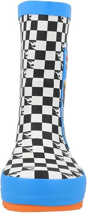 Hot Wheels Boys Wellington Boots Waterproof Kids Wellies with Non Slip Soles - Picture 5 of 7