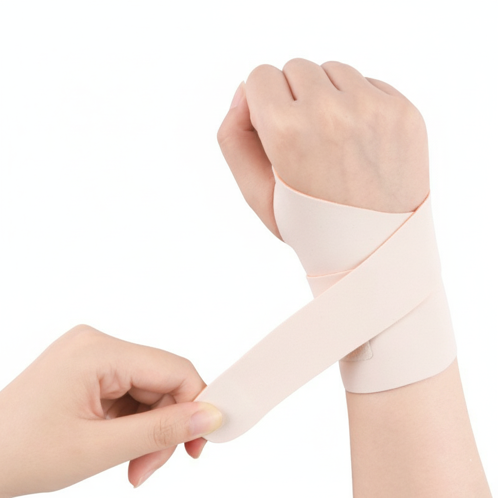 A2Z Adjustable Wrist Support for Men Women One Size Compression Wrap Hand Brace