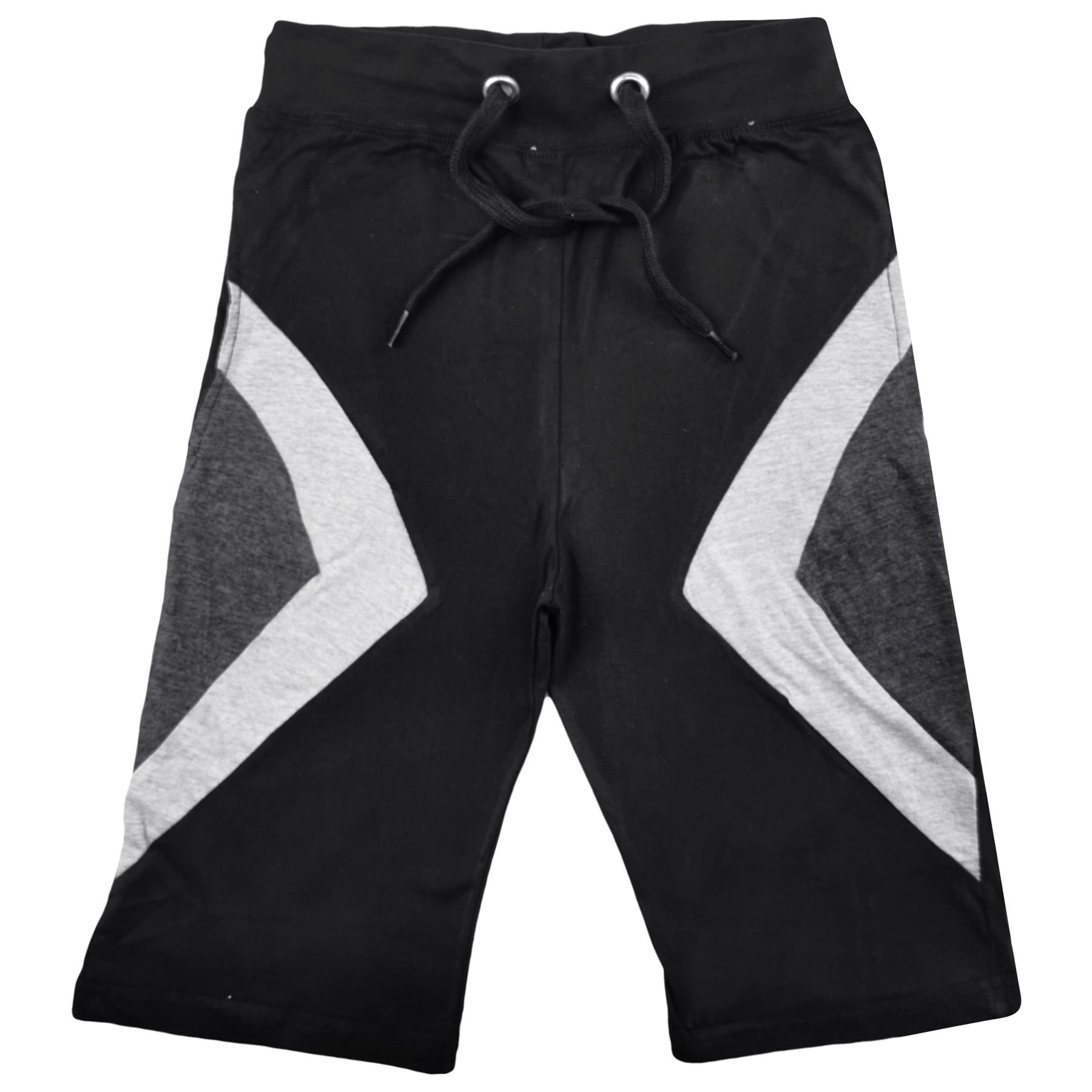 A2Z 4 Kids Girls' Black Cotton Top & Shorts Set – Contrast Panel Design, 100% Cotton, New With Tags 7 thumbnail image