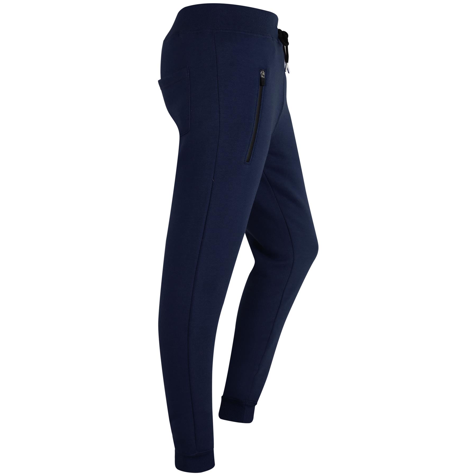 Mens Fleece Jogging Bottoms Joggers Exercise Sweatpants Gym Trousers - Picture 42 of 47
