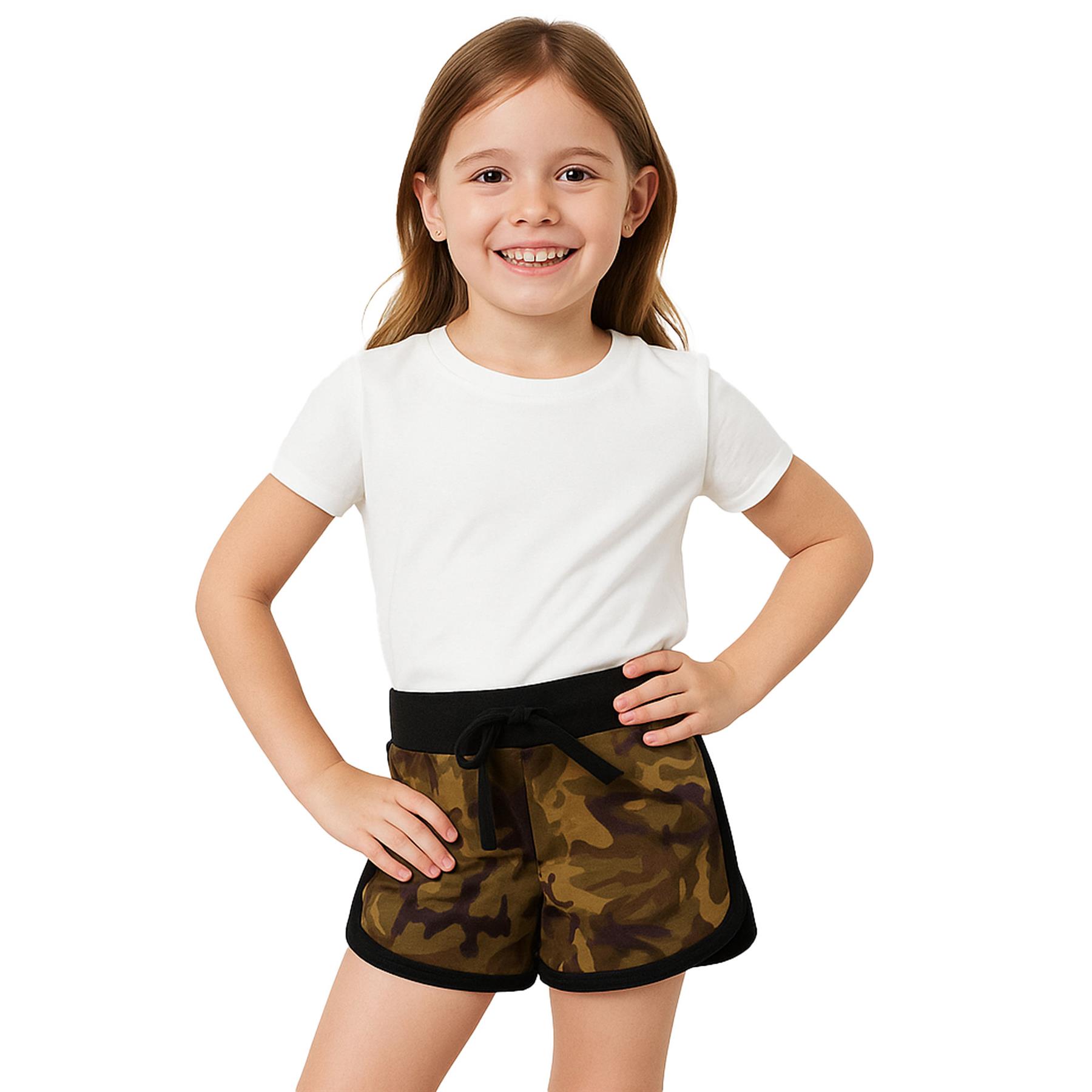 Girls Shorts 100% Cotton Dance Sports Summer Hot Short Lightweight Pants 2-13 - Picture 44 of 138