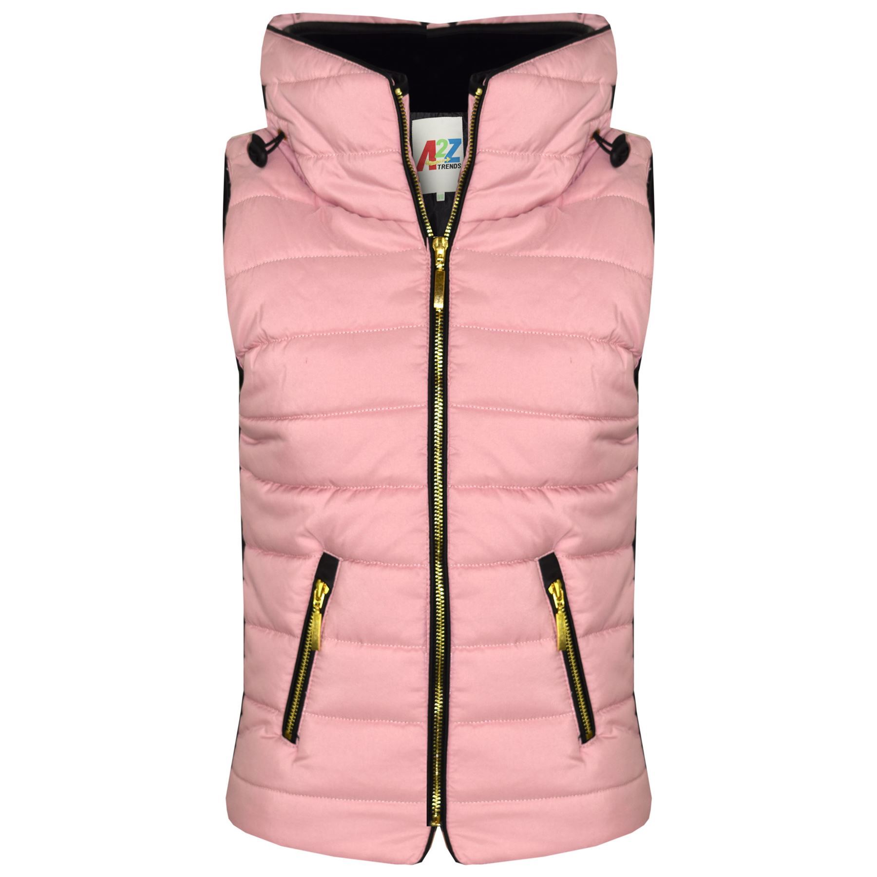 LAUSONS Boys Hooded Gilets Winter Sleeveless Jacket Padded Quilted Body Warmers