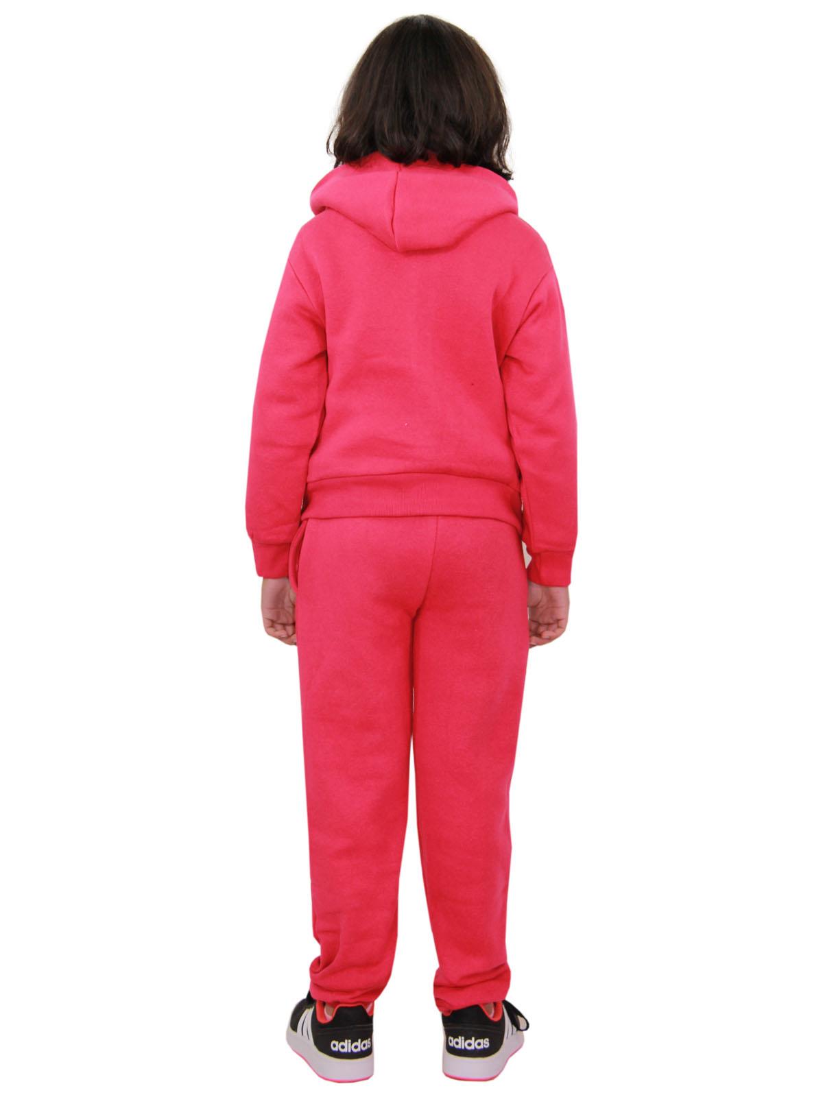 Kids Girls Tracksuit Designer Selfie Jogging Suit Hooded Crop Top