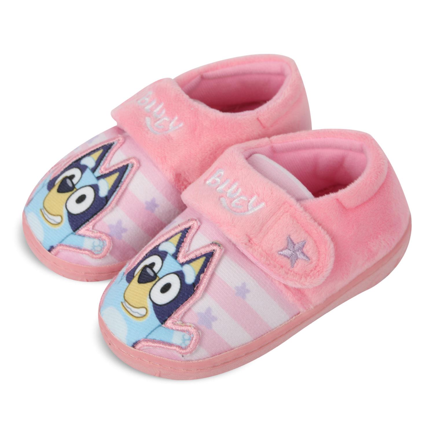 Kinder Mädchen Bluey Hausschuhe offiziell lizenzierte Figur Schuhe mit Stickerei - Bild 2 von 8