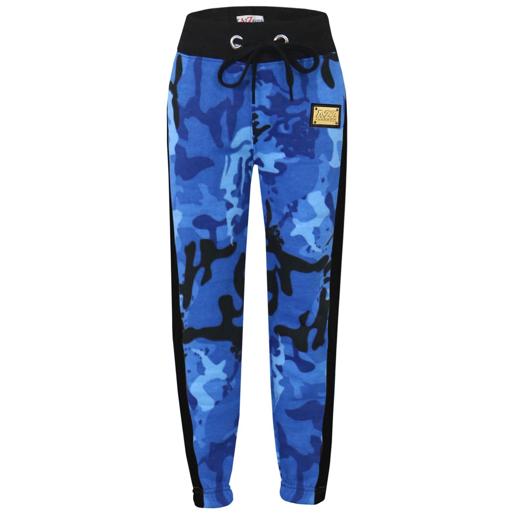 Boys Girls Tracksuit Fleece Hoodie Top Joggers Bottom Suit Set Age 2-13 years - Picture 13 of 56
