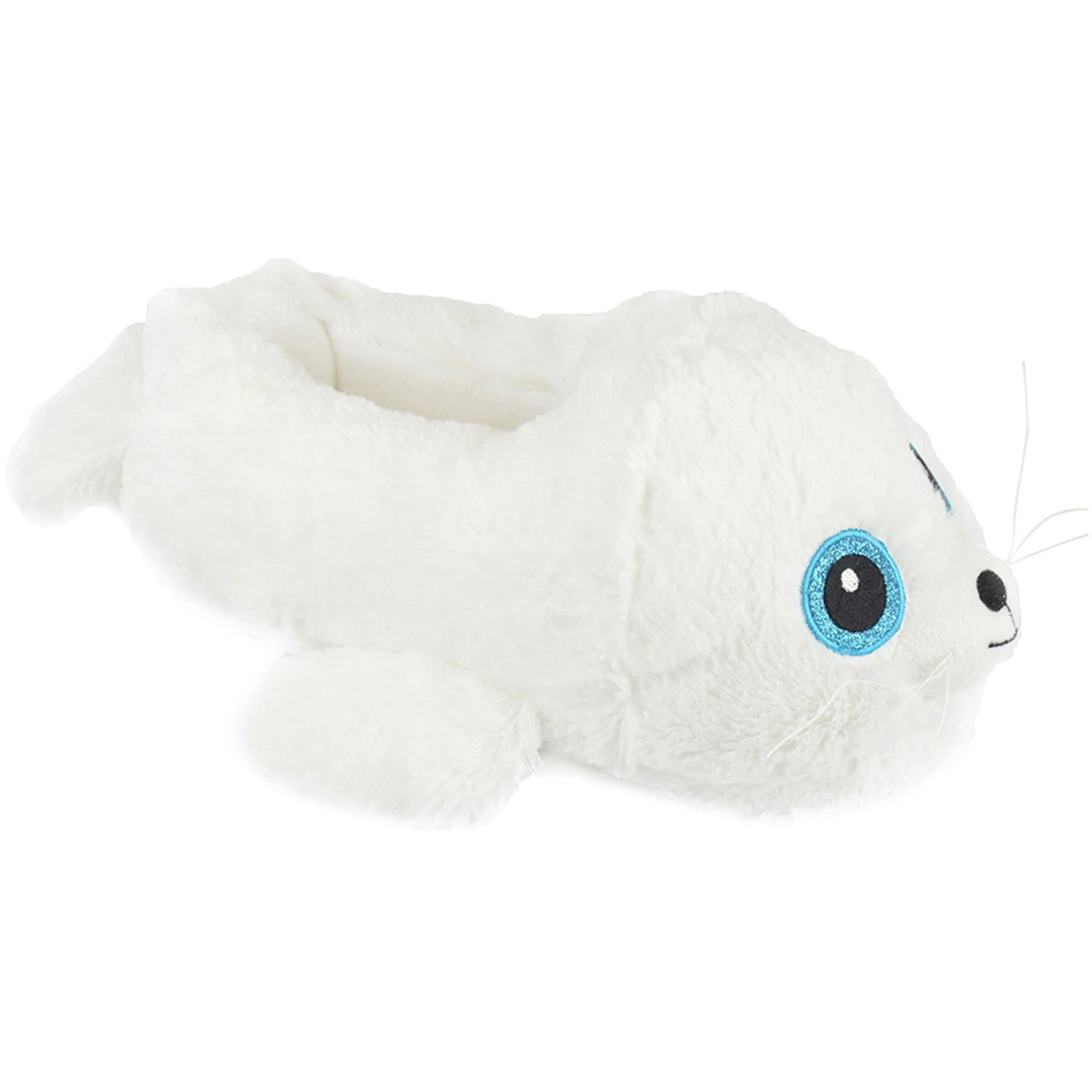 A2Z 4 Kids Boys Girls Cute Animal Slippers Non-Slip Winter Plush Warm Baby Shoes - Picture 15 of 24