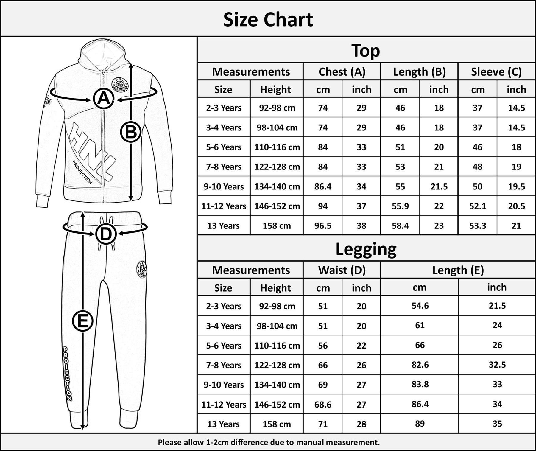 Traje de chándal para niños niños niñas bebé rosa HNL con cremallera con capucha e parte inferior de gimnasio trajes para correr - Imagen 6 de 6