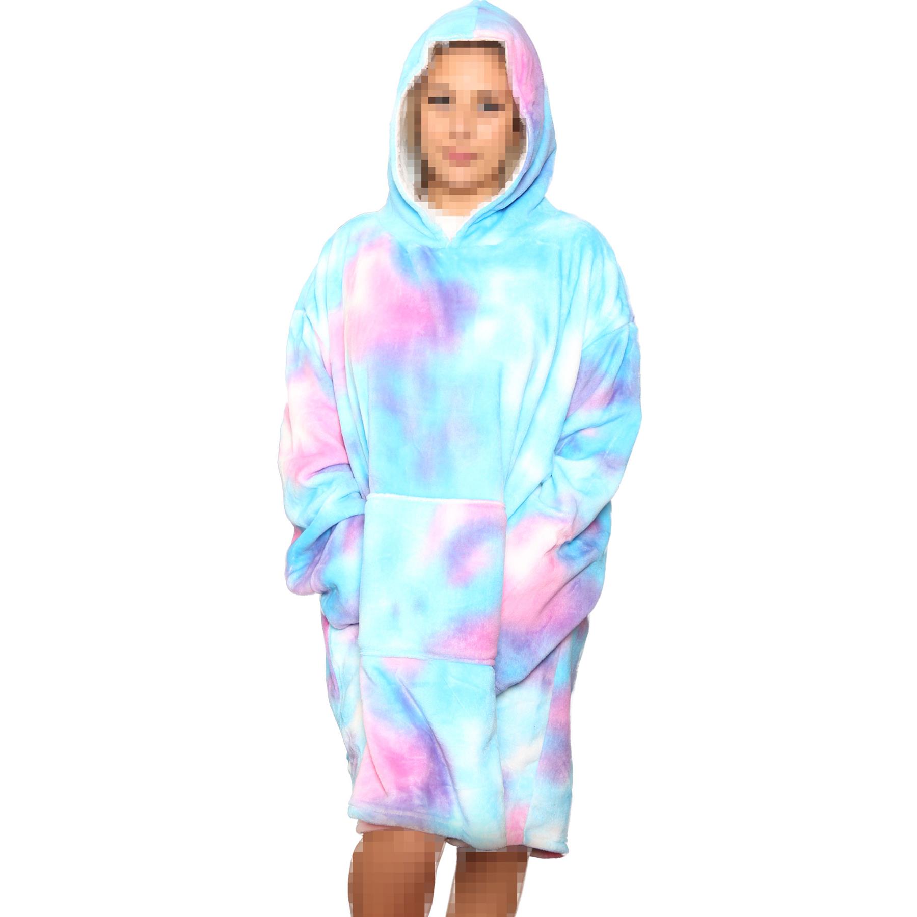 Unisex Hombres Damas Sudadera con Capucha de Gran Tamaño Animal Acurrucarse Manta Súper Suave Cálida Vellón - Imagen 84 de 104