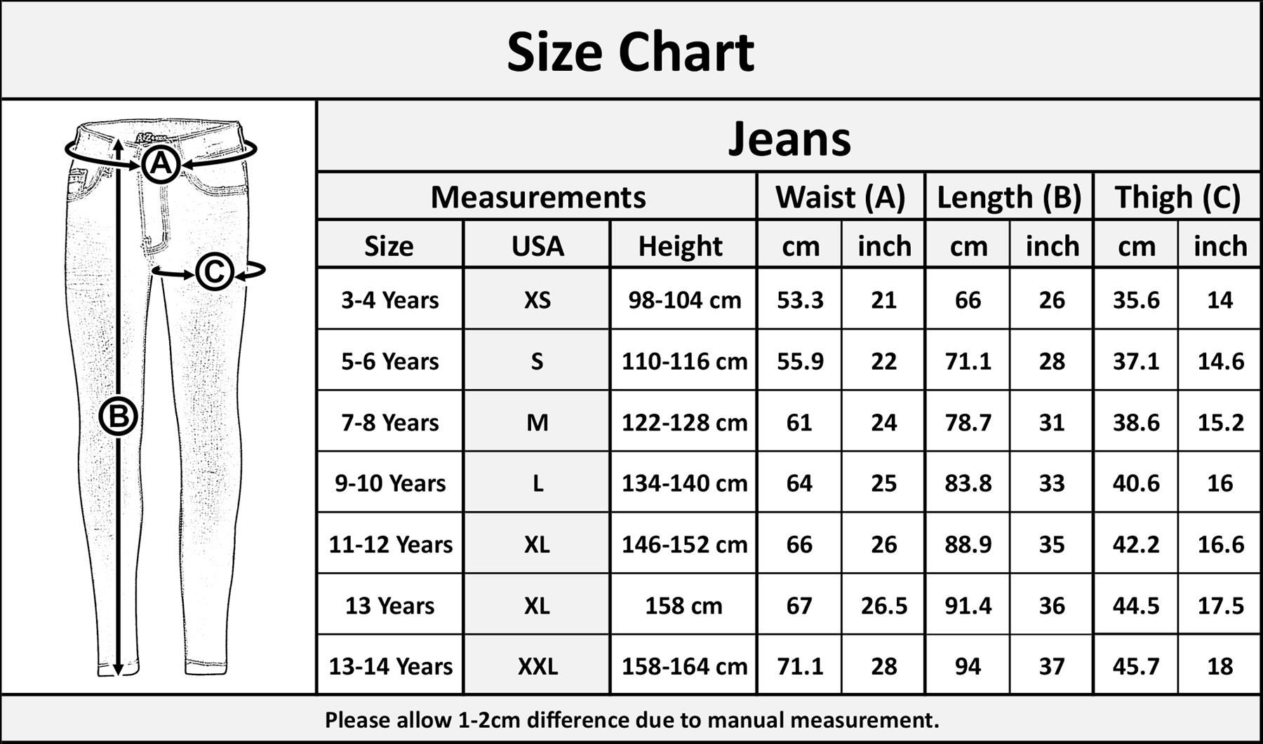 Kids Jet White Jeans Denim Ripped Comfort Stretch Trousers Pants Boys Age 5-13 Y - Picture 5 of 5