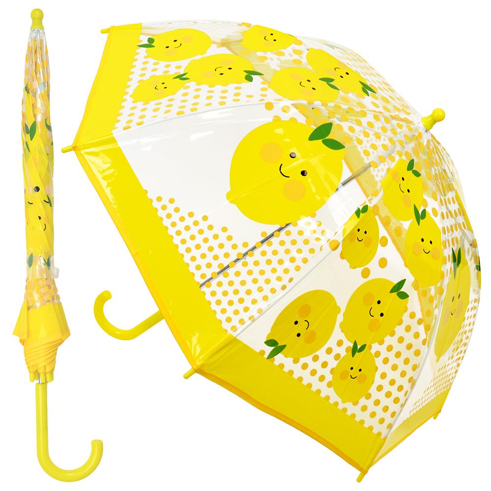 A2Z Kids POE Clear Dome Umbrella Wind and Rain Resistant Outdoor Travel Brolly - Picture 34 of 57