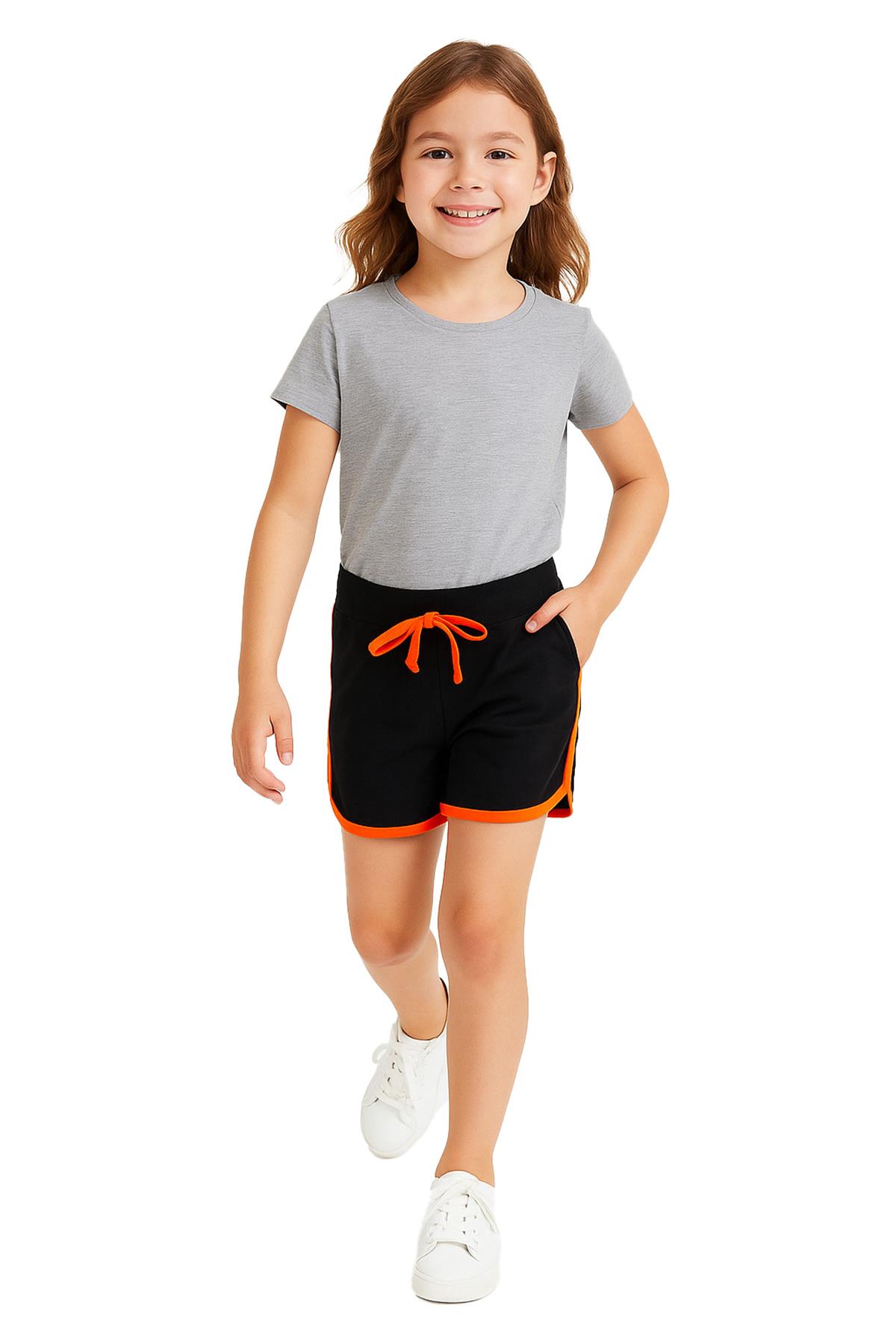 Girls Shorts 100% Cotton Dance Sports Summer Hot Short Lightweight Pants 2-13 - Picture 15 of 138