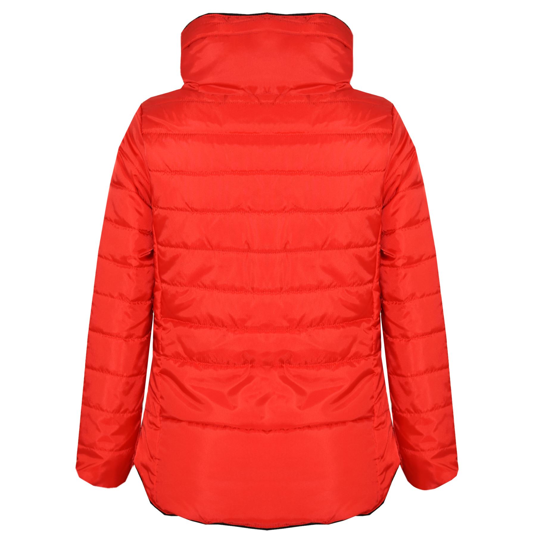 Girls Jacket Kids Padded Puffer Bubble Faux Fur Collar Warm Thick Coats