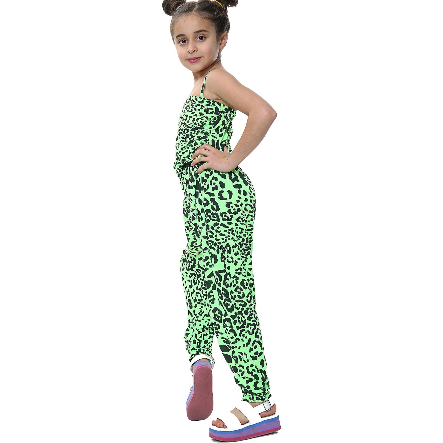 Girls Jumpsuit Kids Plain Color Trendy Playsuit All In One Jumpsuits 5 ...