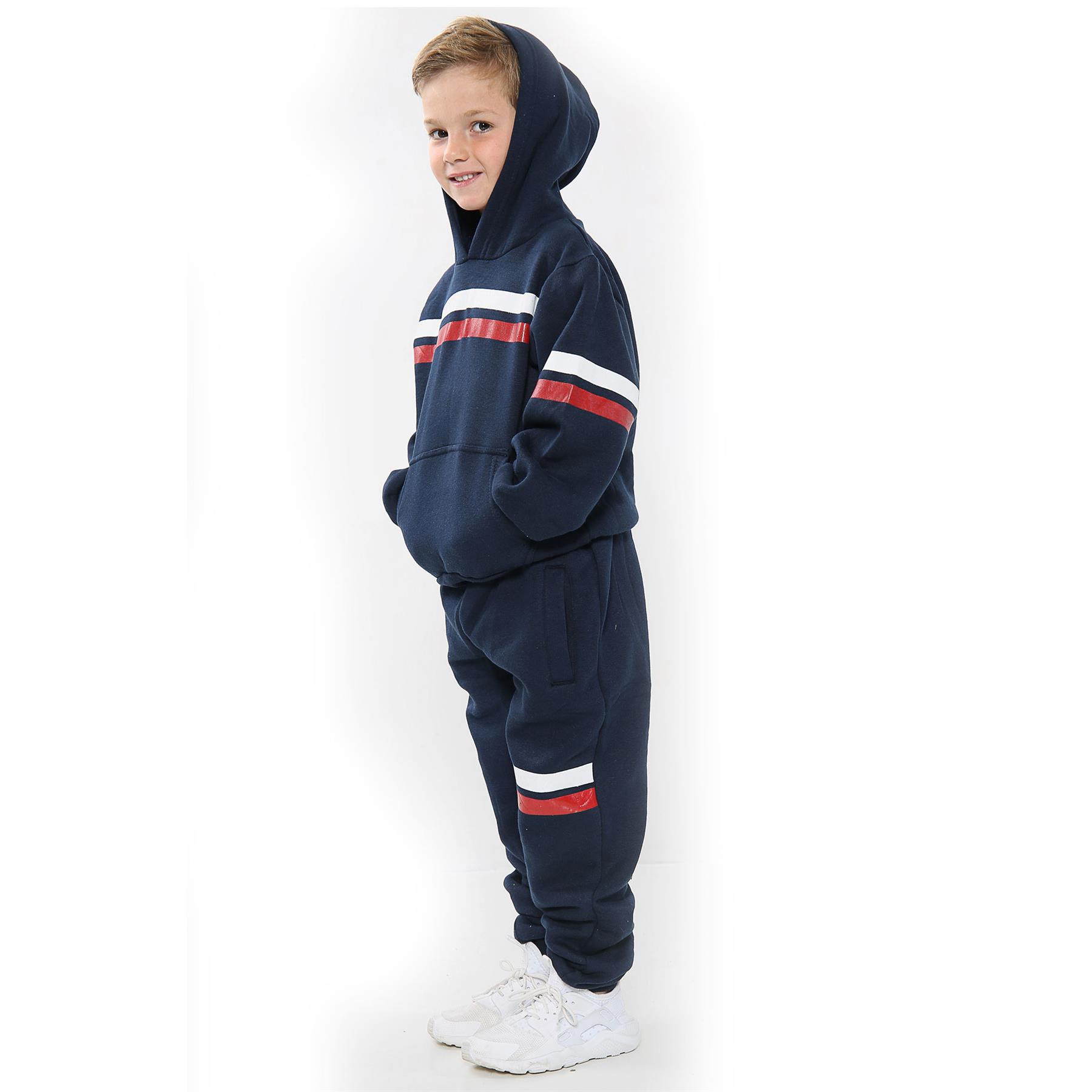A2Z 4 Kids® Girls Grey Fleece Hooded Tracksuit Set - Jogging Top & Bottom, 100% Polyester