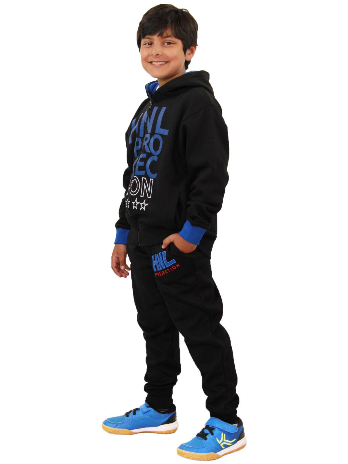 Kids Girls Boys Designer Tracksuit HNL Hooded Bottoms Joging Suit Age 7