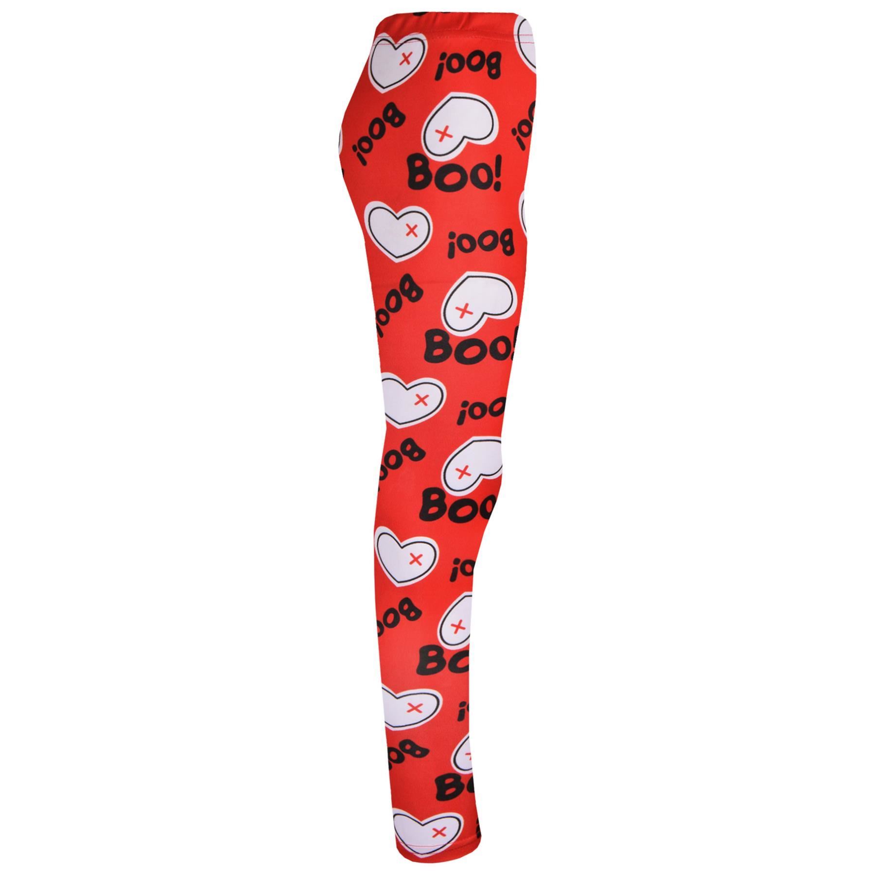 Niñas Halloween Leggings Telaraña Estampado Calavera Leggings Disfraz Elegante 3-13 Años - Imagen 37 de 43