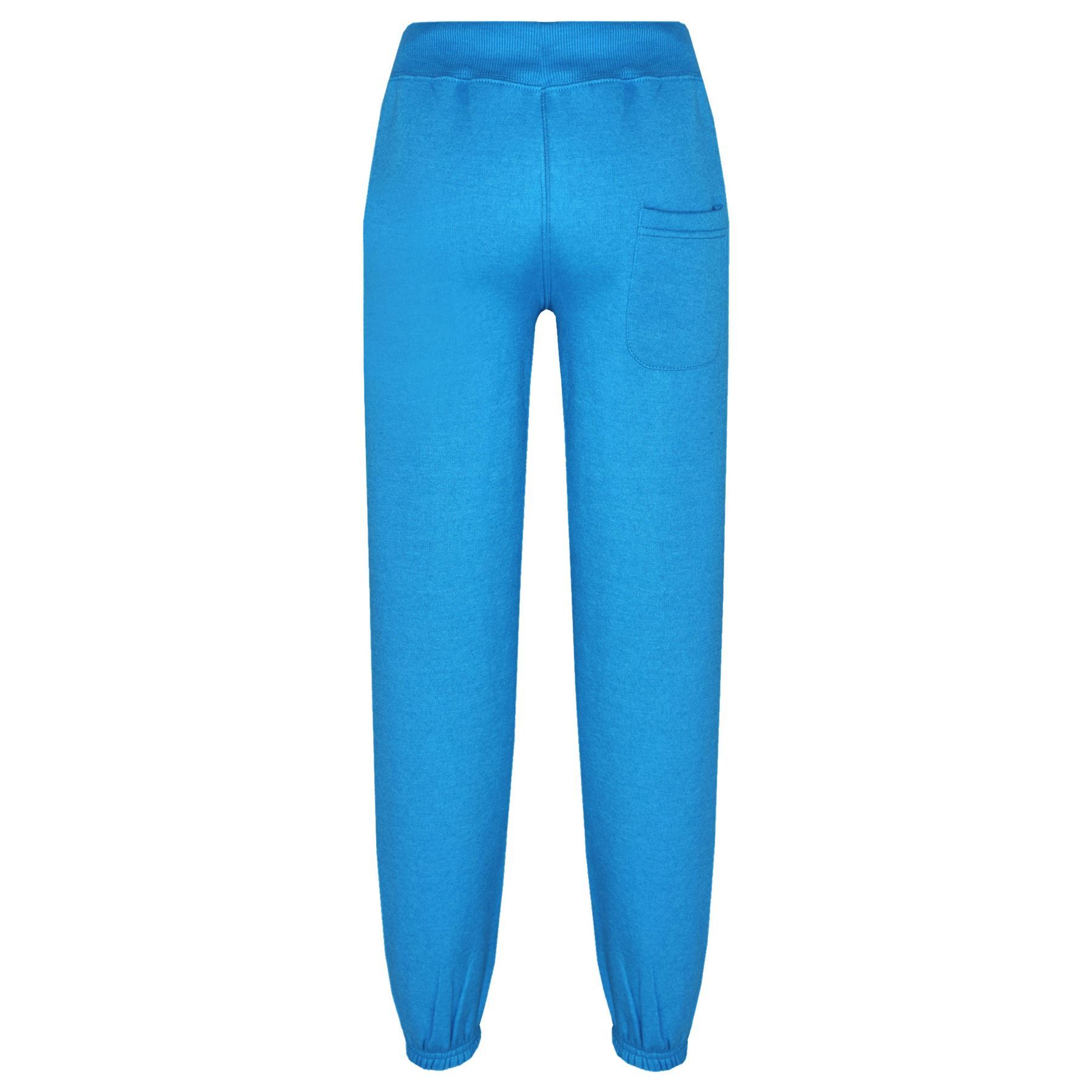 Kids Boys Girls Joggers Jogging Pants Trackie Bottom Fleece Casual