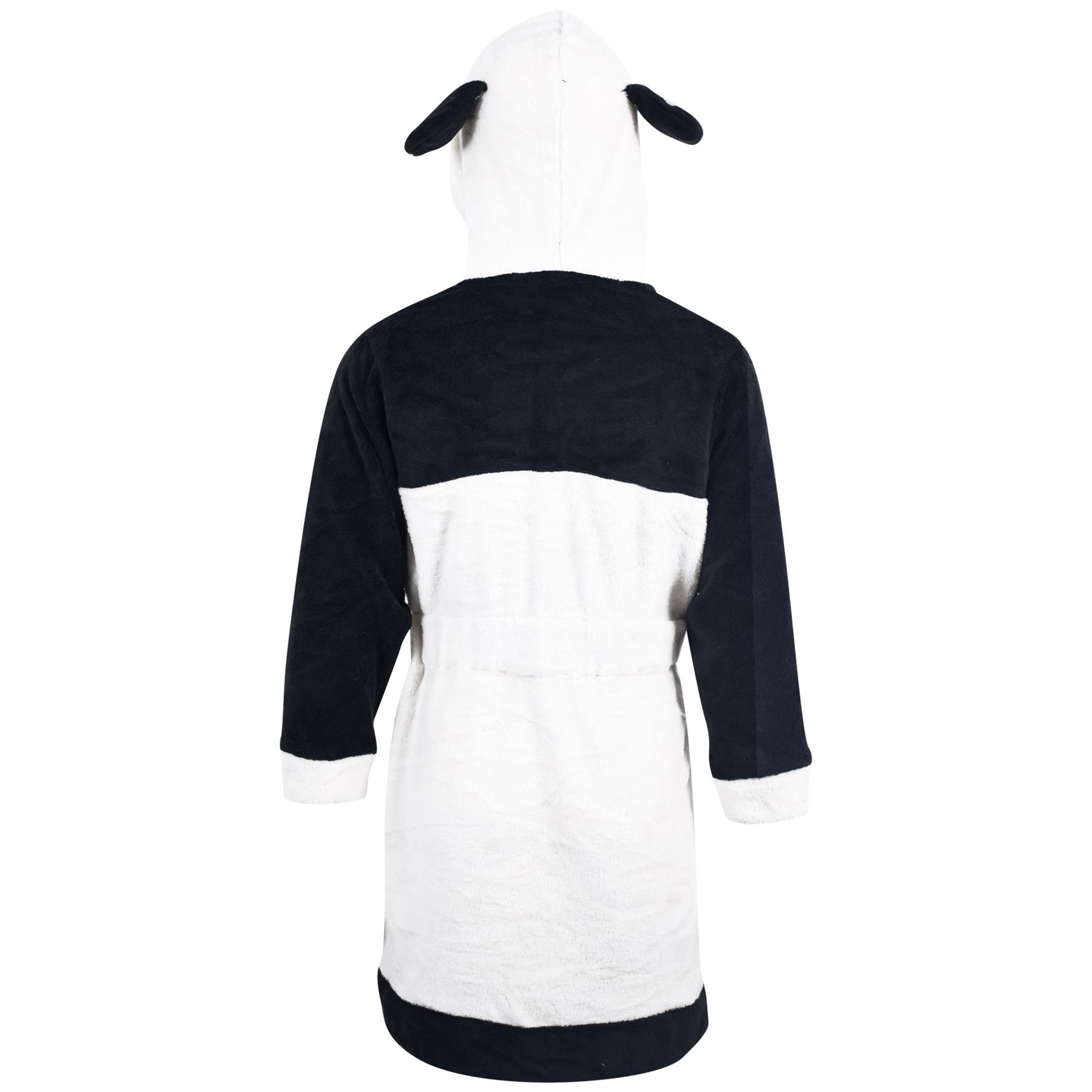 A2Z 4 Kids Super Soft 3D Animal Detail Dressing Gown Nightwear Hooded Robe 2-1 - Picture 67 of 154