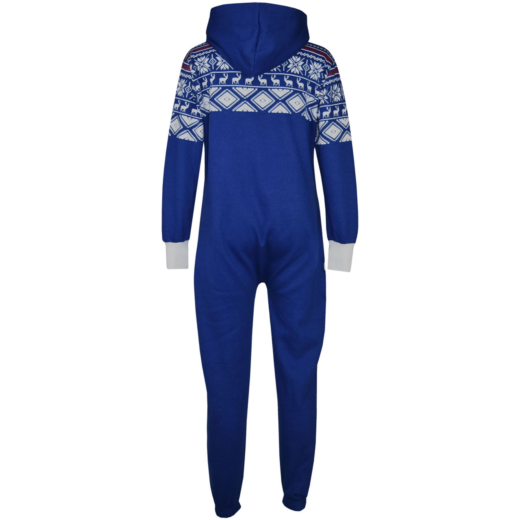 Kids Girls Boys Novelty Christmas Santa Reindeer A2Z Onesie One Piece Jumpsuit - Picture 54 of 58