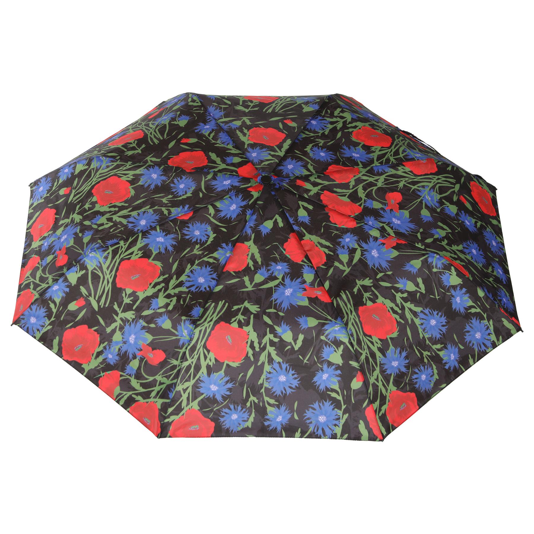 30cm Compact Travel Umbrella Auto Folding Umbrella Weather Protect 107cm Brolly - Picture 4 of 7
