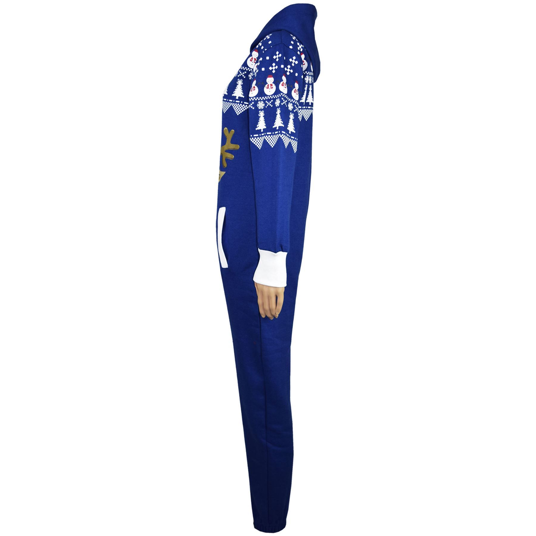 Kids Girls Boys Novelty Christmas Santa Reindeer A2Z Onesie One Piece Jumpsuit - Picture 39 of 58