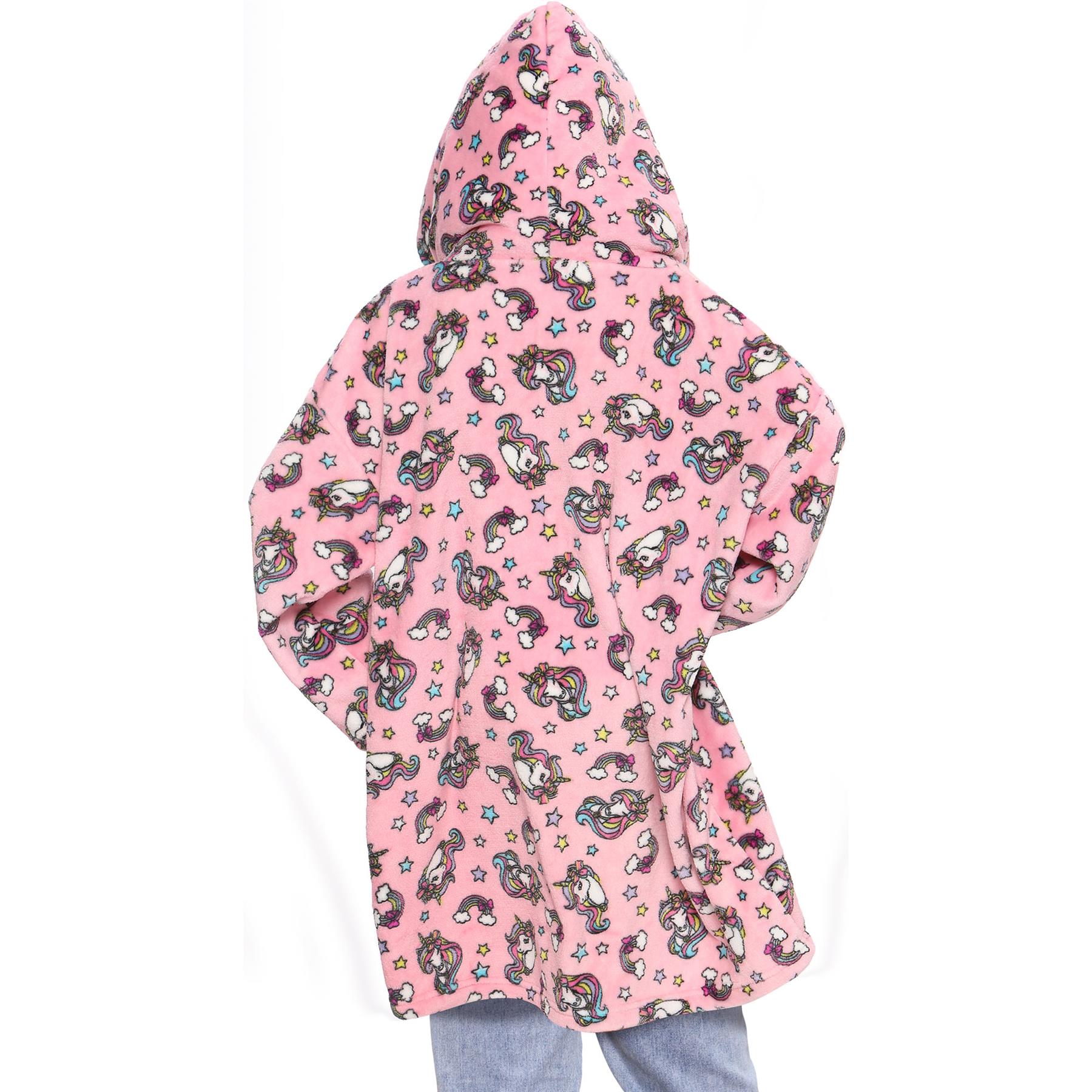 Unisex Men's Ladies Oversized Hoodie World Book Day Snuggle Super Soft Blanket - Picture 121 of 123