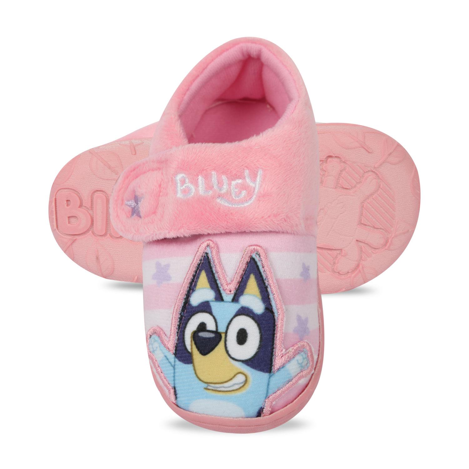 Kinder Mädchen Bluey Hausschuhe offiziell lizenzierte Figur Schuhe mit Stickerei - Bild 5 von 8